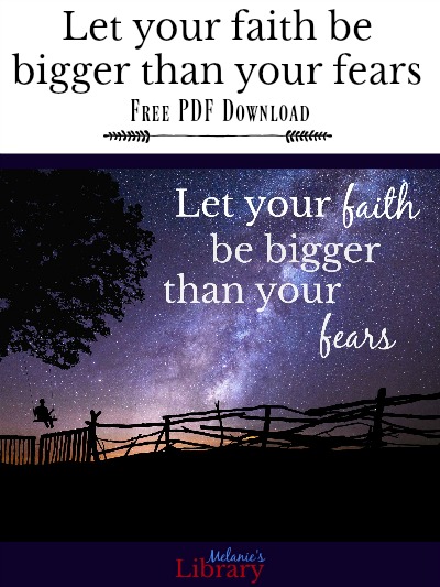 Let your faith be bigger than your fears, free pdf download