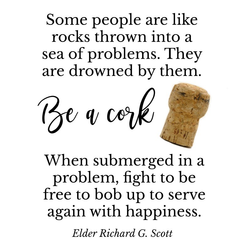 be a cork, richard g. scott, www.melanieslibrary.com